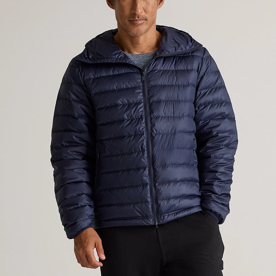 Compact Hooded Down Puffer Jacket